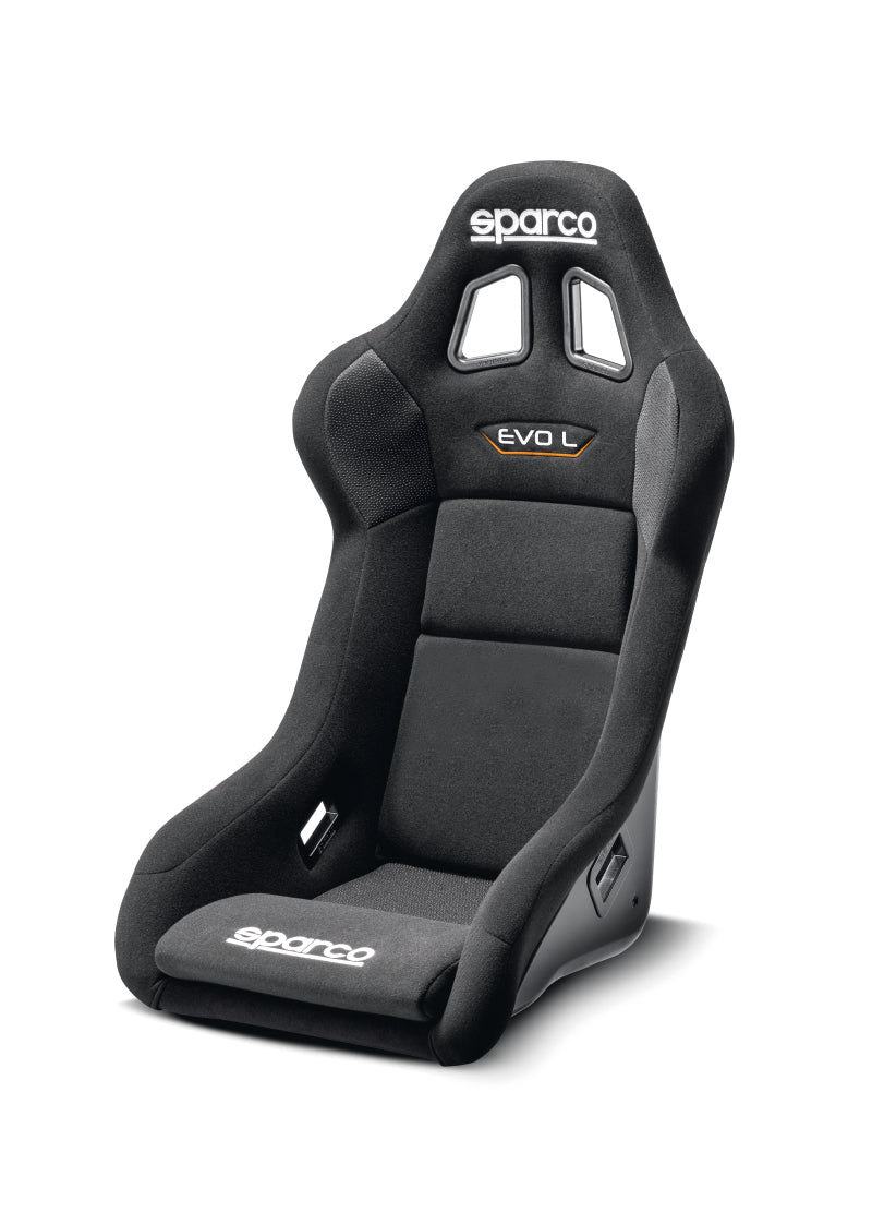 Sparco Gaming Seat Evo L Black - High-Performance Racing Chair for Gaming and Simulation