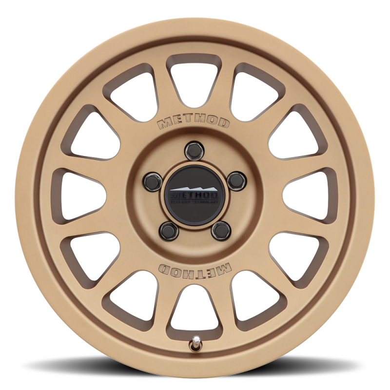 Method Wheels MR703 17x8.5-inch Bronze Off-Road Wheel with Bead Grip Technology