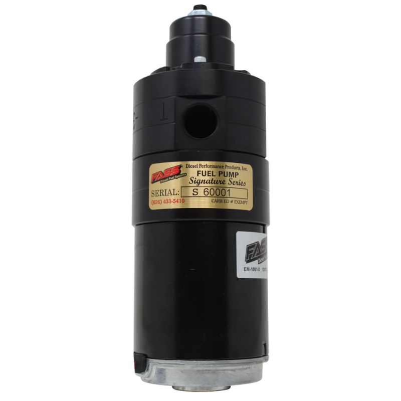 FASS Fuel Systems Signature Series Adjustable Fuel Pump for GM 2500/3500 Duramax - 100 GPH FAS C09 100G