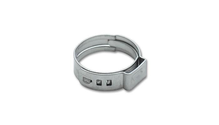 Vibrant One Ear Stepless Stainless Steel Pinch Clamps 1-1.13 Inch Range – Pack of 10