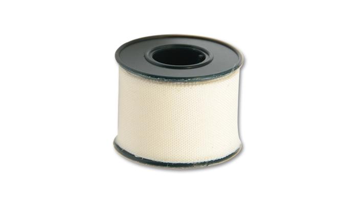 Vibrant White Adhesive Clean Cut Tape - 2 Meter Roll for Braided Flex Hoses and Stainless Steel Applications