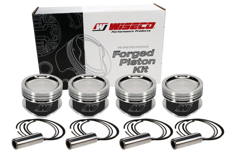Wiseco K586M895AP Professional Series Forged Racing Pistons for Nissan KA24DE 89.50mm Bore Set of 4