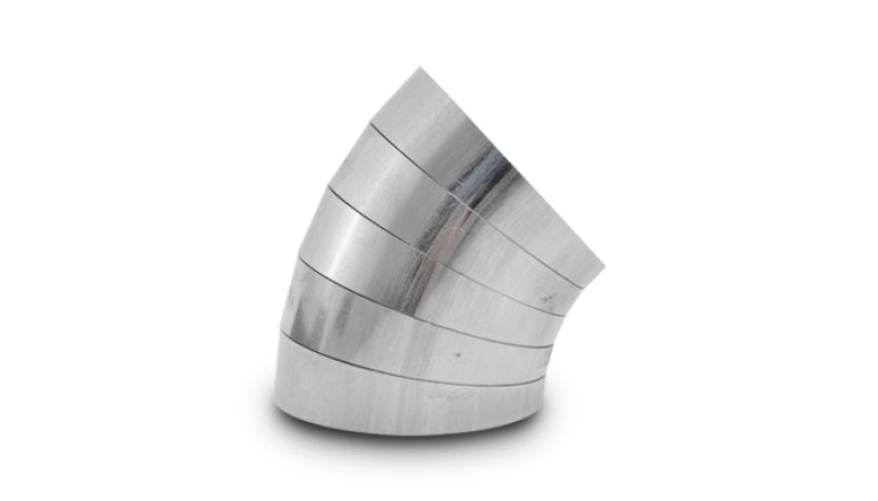 Vibrant 13576 Vertical 304 Stainless Steel 3-Inch Oval Pie Cuts with 9 Degree Bend - Set of 5