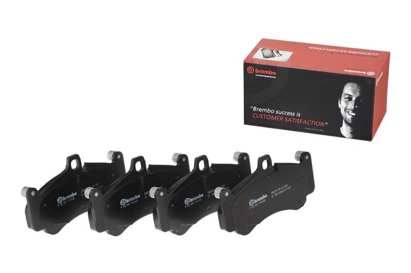 Brembo OE P44026N Front Premium NAO Ceramic Brake Pads for Land Rover Discovery Sport and Range Rover Evoque