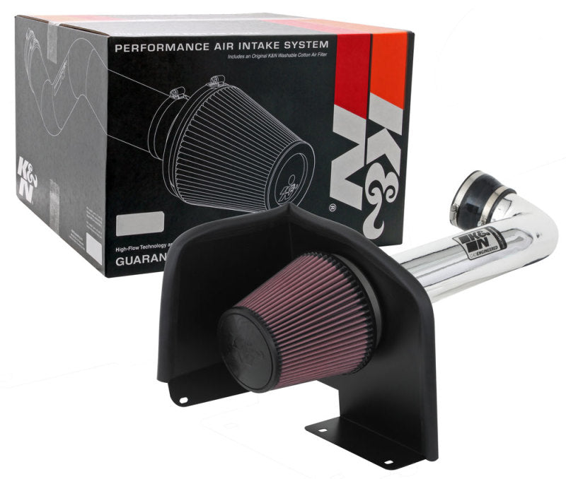 K&N Engineering 77-3070KP High Flow Cold Air Intake System for Chevrolet Avalanche and Similar Models