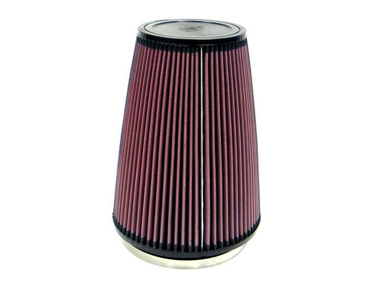 K&N Engineering Universal Rubber Air Filter with 6-inch Flange – 10 Inch Height, 7.5 Inch Base, 5 Inch Top