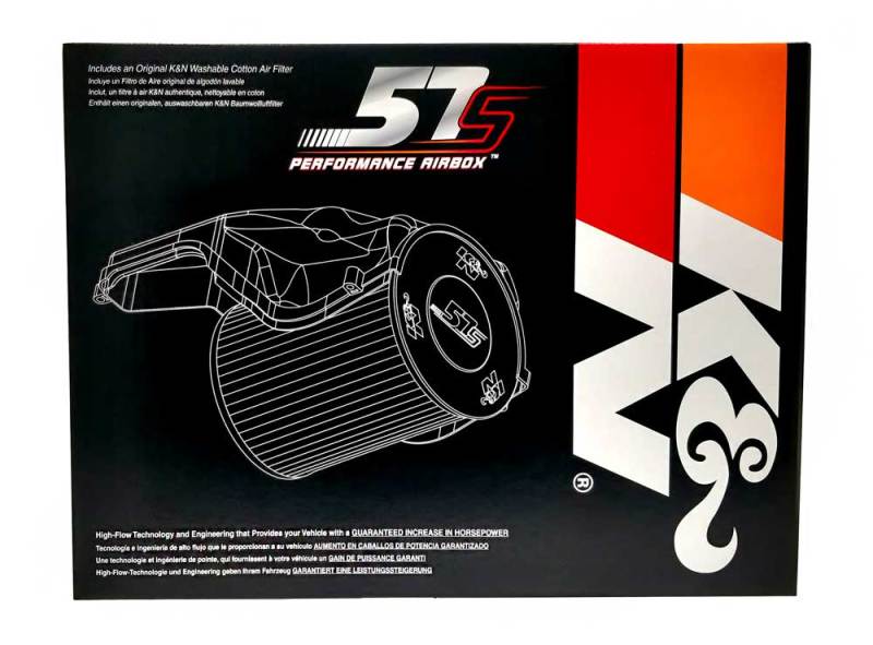 K&N Engineering 57S-4000 Performance Airbox for Ford Focus, C-Max, Volvo, Mazda 3/5