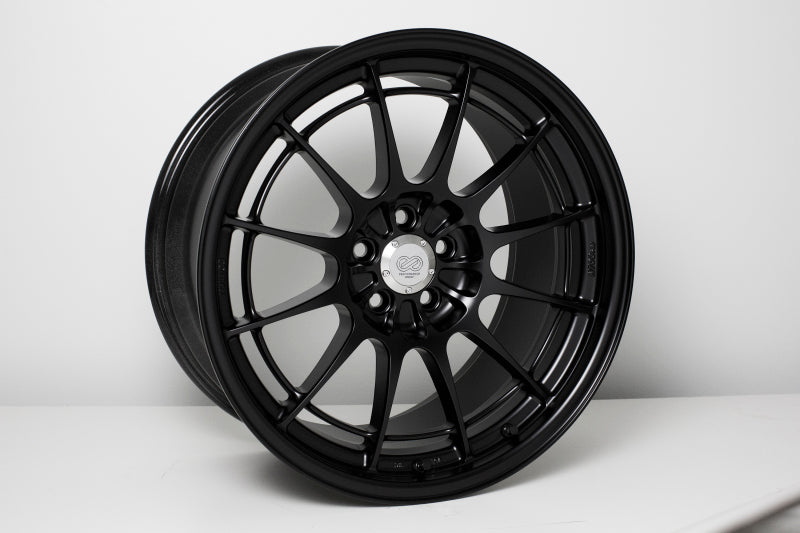 Enkei NT03+M 18x9.5 Black Wheel with 5x100 Bolt Pattern and +40mm Offset