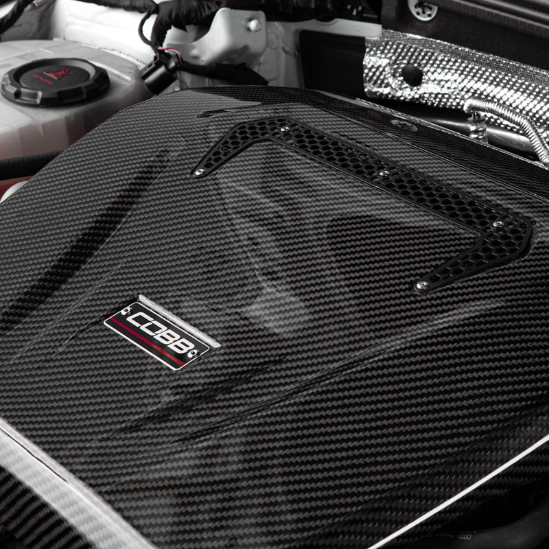 Cobb Redline Carbon Fiber Engine Cover for VW Golf GTI (MK7/MK7.5/MK8), Golf R, Audi A3 & S3 (8V)