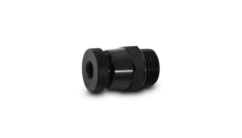 Vibrant 6 ORB to 1/8 NPT Aluminum Drain Valve - Universal Tank Drain Plug