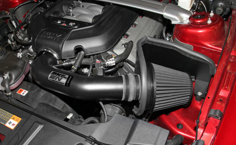 K&N Engineering Blackhawk Induction Cold Air Intake Kit for Ford Mustang GT 5.0L V8 (2011-2014)