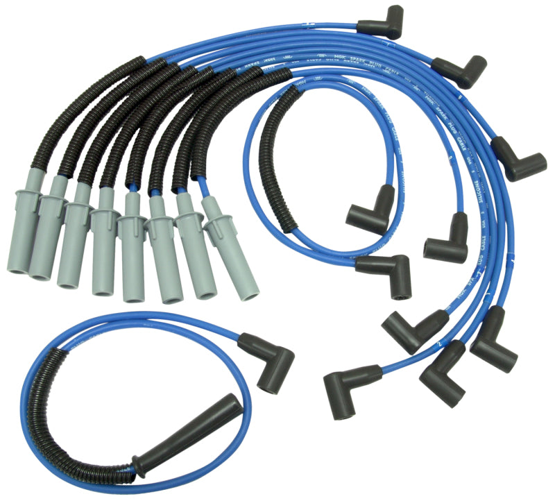 NGK Dodge B150 1992-1994 Spark Plug Wire Set - Ultra-Low Resistance Mag Core Wires with Premium Silicone and Stainless Steel Terminals