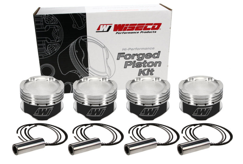 Wiseco K614M83 Professional Series Forged Racing Pistons for Mazda 2.0L FS Engines
