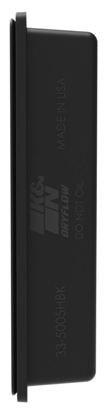 K&N Engineering 33-5005HBK Diesel Dryflow Lifetime Engine Air Filter for Ram 2500 and 3500