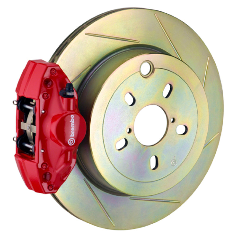 Brembo 12-16 FRS Exc with Electric Park Brake Rear GT Big Brake Kit - Red Cast 2-Piece Rotors
