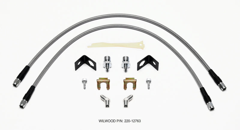 Wilwood Flexline Kit for Front Jeep Wrangler - 22 Inch Brake Line with Durable Construction