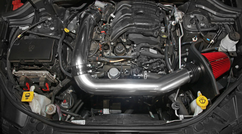 Spectre 9020 Air Intake Kit for 2011-2014 Jeep Grand Cherokee V6-3.6L - Polished Aluminum with Red Reusable Filter