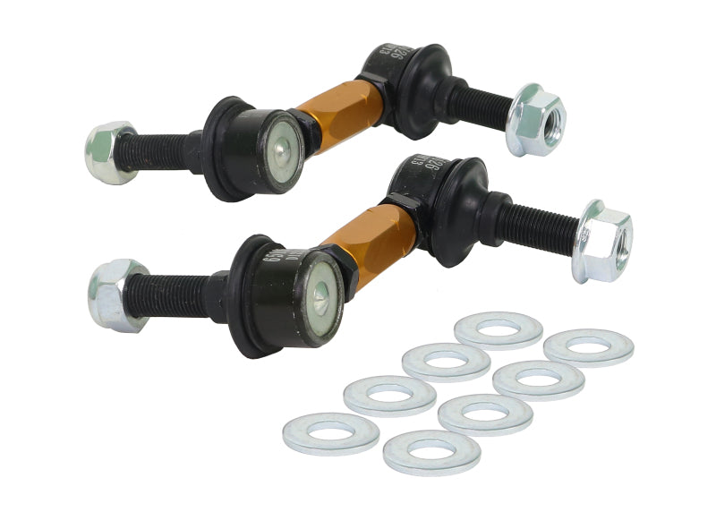 Whiteline KLC110 Adjustable Front Sway Bar Link Assembly for Chevrolet Corvette, Nissan 350Z, and Infiniti G35