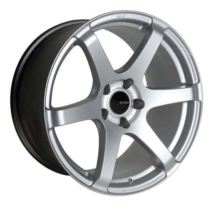 Enkei T6S 17x8 Inch Matte Black Wheel with 35mm Offset and 5x114.3 Bolt Pattern