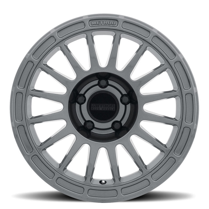 Method MR314 17x7.5 Inch Titanium Off-Road Wheel with 5x150 Bolt Pattern and +25mm Offset
