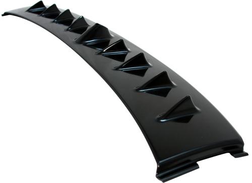 BLOX Racing Vortex Generator Blades with Shark Fin for 2013-2015 Scion FR-S and Subaru BRZ - ABS Black