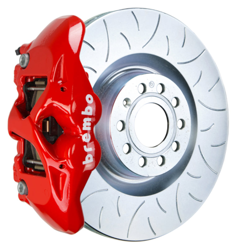 Brembo 16-23 Audi TT Front GT BBK 4-Piston Cast Slotted Brake Rotor - Red