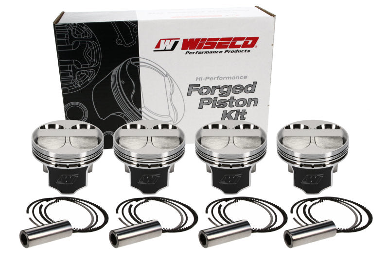 Wiseco K594M845AP Professional Series Honda B16A 84.50mm Forged Racing Piston Set