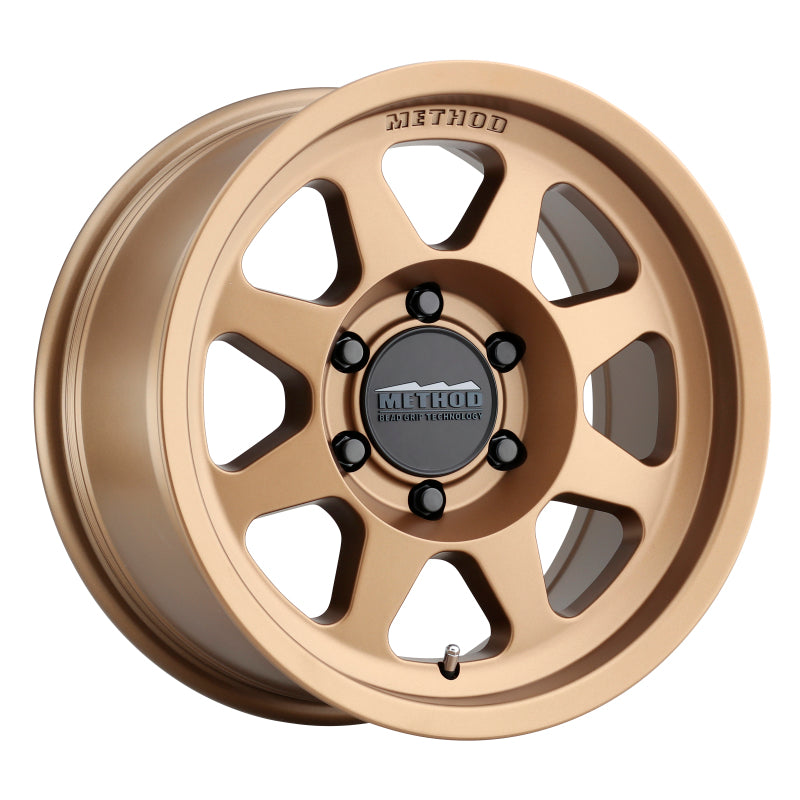 Method MR701 17x8.5 Inch Bronze Bead Grip Wheel with 6x5.5 Bolt Pattern and 0mm Offset