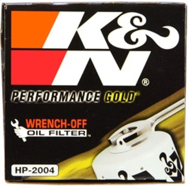 K&N Engineering HP-2004 Premium Oil Filter for Volkswagen Passat, Volvo 240 & Jeep Grand Cherokee 4.0