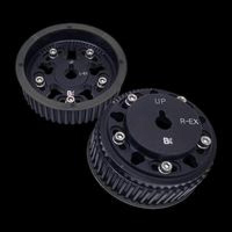 Brian Crower Adjustable Cam Gears Black for Subaru EJ205/EJ257 Exhaust Side - Set of 2