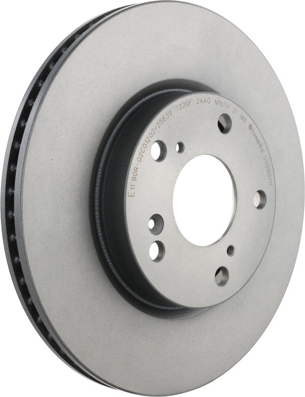 Brembo OE UV Coated Rear Brake Rotor for 2016-2017 Honda Civic and Chevrolet Silverado 2500 HD/Suburban 3500 HD