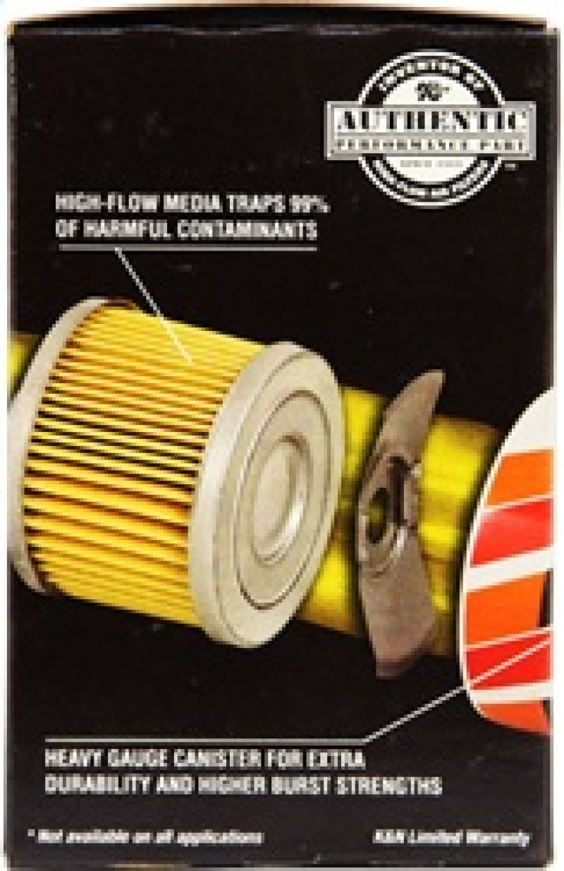 K&N Engineering HP-2006 Universal Performance Gold Oil Filter for Chevrolet Avalanche and GMC Yukon XL