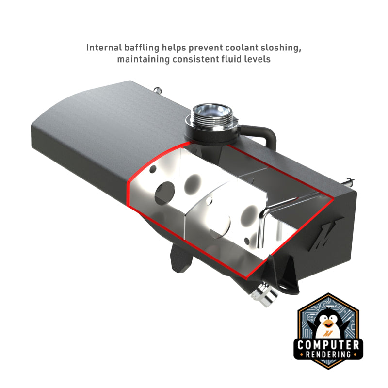 Mishimoto 2015-2020 Ford F-150 Aluminum Expansion Tank – Micro-Wrinkle Black
