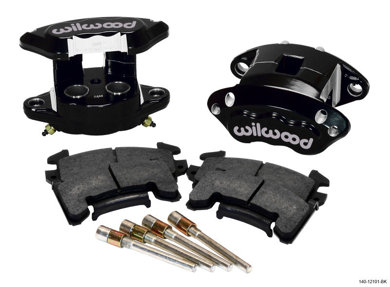 Wilwood D154 Rear Caliper Kit - Black with 1.12-inch Pistons for 1.04-inch Rotors