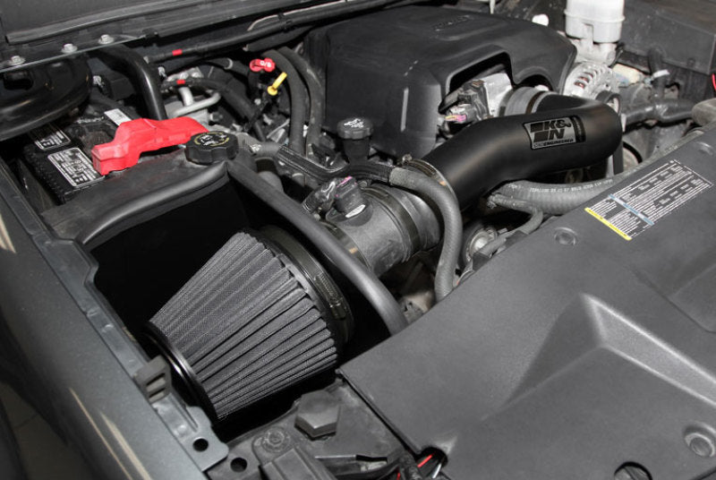 K&N Engineering Blackhawk Induction Cold Air Intake Kit for Chevy Silverado 1500 and GMC Yukon 4.8L/5.3L V8 (Part #71-3058)