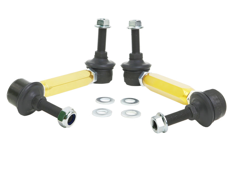 Whiteline Universal Sway Bar End Link Kit KLC140-135 for BMW Models – Heavy Duty Adjustable Links with 10mm Ball Studs