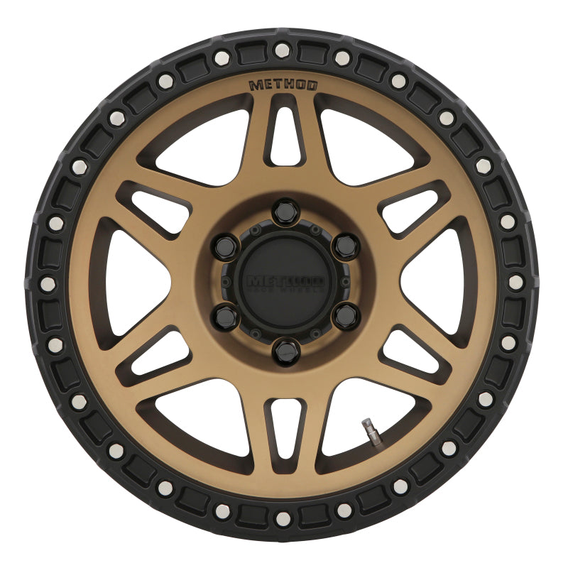 Method MR312 17x8.5 Inch Bronze Street Loc Wheel with 6x120 Bolt Pattern and 0mm Offset