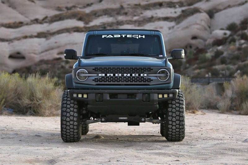 Fabtech FTS22358 5-Inch Lift Kit for Ford Bronco (2021-2023) with Dirt Logic 2.5 Resi Coilovers