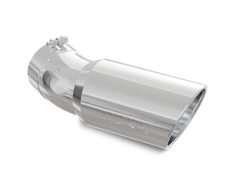 MBRP Universal Exhaust Tip 6-Inch Outer Diameter, 5-Inch Inlet, 15.5-Inch Length, T304 Stainless Steel for Silverado 2500 HD & 3500 HD