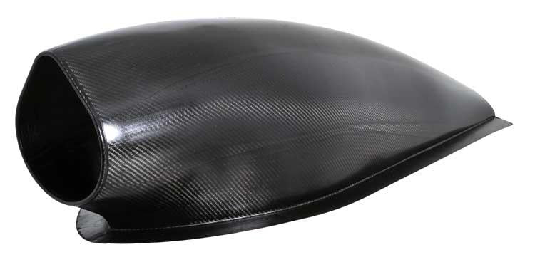 K&N Engineering Custom Racing Assembly Carbon Fiber Air Box - Large Solid Base