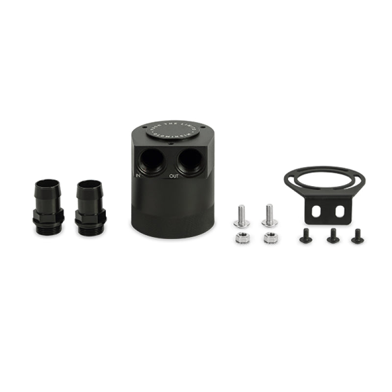 Mishimoto Universal High-Flow Baffled Oil Catch Can Kit - Part Number MMBCC-HF