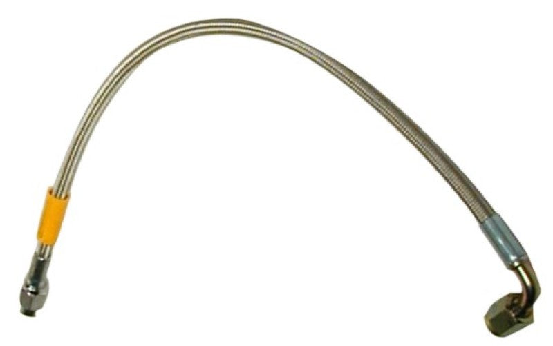 Wilwood 16-inch Length Flexline -3 Hose to -3 Female 90 Degree - Automotive Brake Line