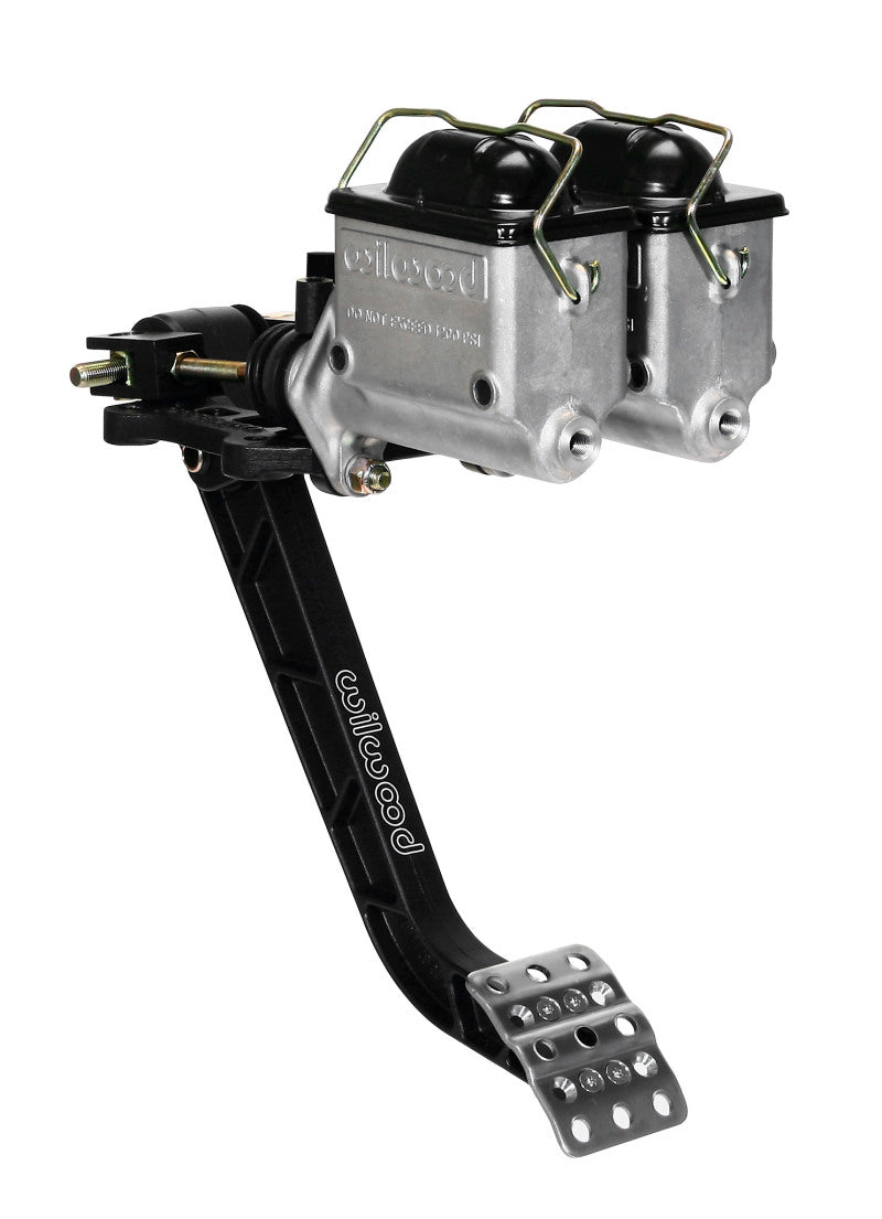Wilwood Adjustable Brake Pedal with Dual Master Cylinders - Rev. Swing Mount, 6.25:1 Ratio