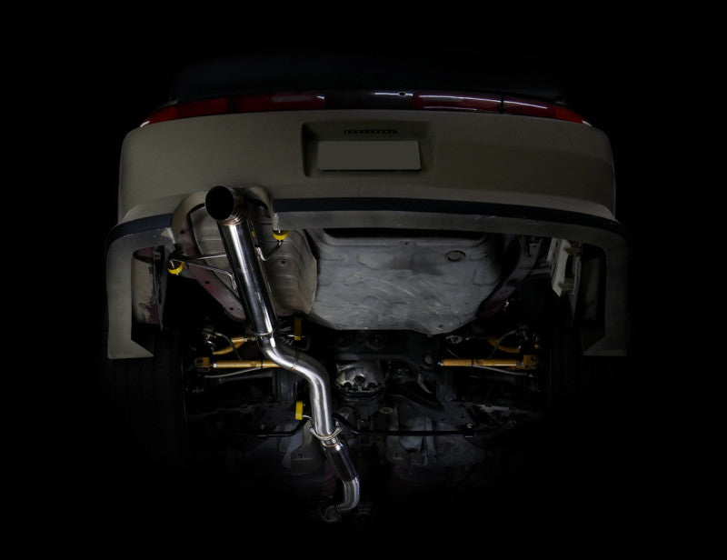 ISR Performance Series II EP Single Tip Blast Pipe Exhaust for 95-98 Nissan 240SX S14