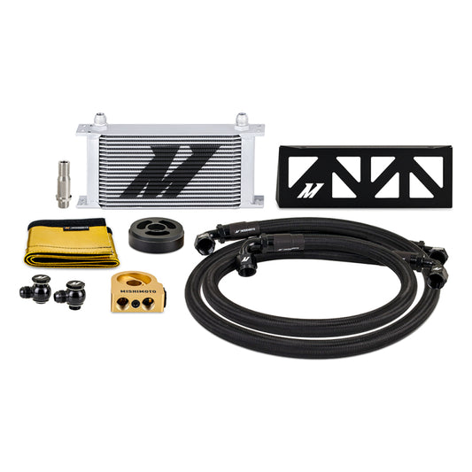 Mishimoto 22+ Subaru BRZ and Toyota GR86 Oil Cooler Kit Thermostatic - Silver