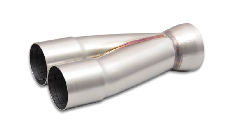 Vibrant 2-1 Stainless Steel Merge Collectors with Slipover Inlet and 2.5-Inch Outlet - Part Number 10355