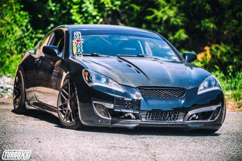 Turbo XS License Plate Relocation Kit for Hyundai Genesis Coupe 2009-2016