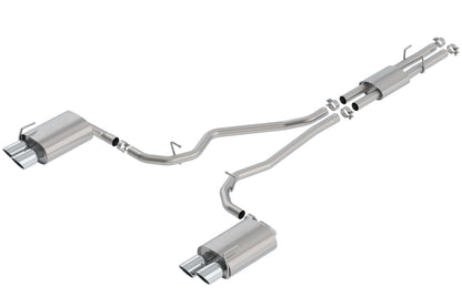 Borla ATAK Cat-Back Exhaust System for 2020-2023 Ford Explorer ST and Lincoln Aviator with Chrome Tips