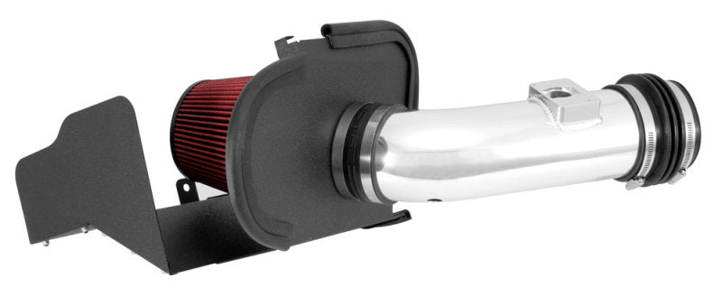 Spectre 03-07 Ford Super Duty V8-6.7L Diesel Air Intake Kit with Red Filter and Polished Aluminum Tubing