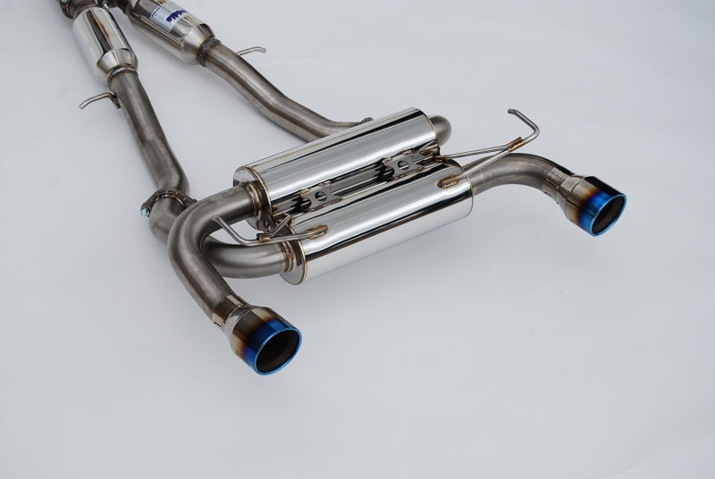 Invidia Gemini 70mm Cat Back Exhaust System for 2022+ Nissan Z with Rolled Titanium Tips